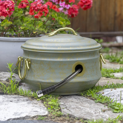Sedona Metal Container Hose Pot