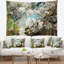 Tapisserie florale à fleurs de pommier avec fleurs blanches-28492192