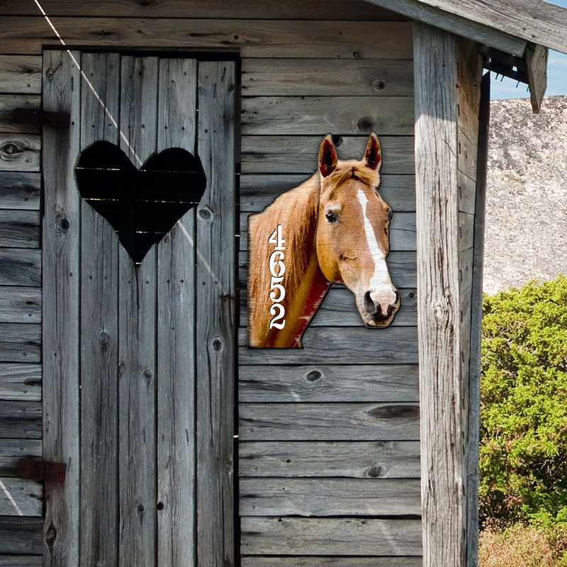 Support mural cheval