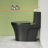 1.1/1.6 GPF Tornado Flush One-Piece Toilet For Bathrooms,Siphonic S-Trap 12",Elongated Bowl With Soft Close Seat,Powerful Dual Flush MAP 1000G,Comfort Chair Seat ADA Height 17"-122371861