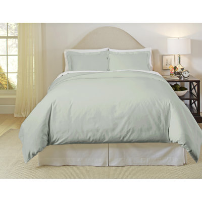 Pointehaven 500 Thread Count 100% Egyptian-Quality Cotton Long Staple Solid Duvet Set