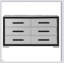 DRESSER ADELAIDE GRIS NOIR avec rangement spacieux et design moderne et élégant pour les chambres contemporaines