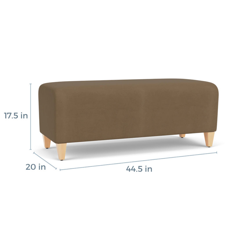 Banc de réception Ravenna, Bois naturel, Patriot Plus taupe