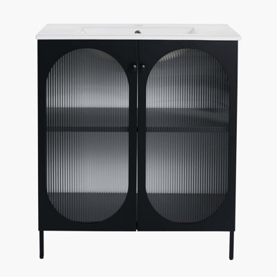 30 Inch Freestanding Bathroom Vanity With Ceramic SInk