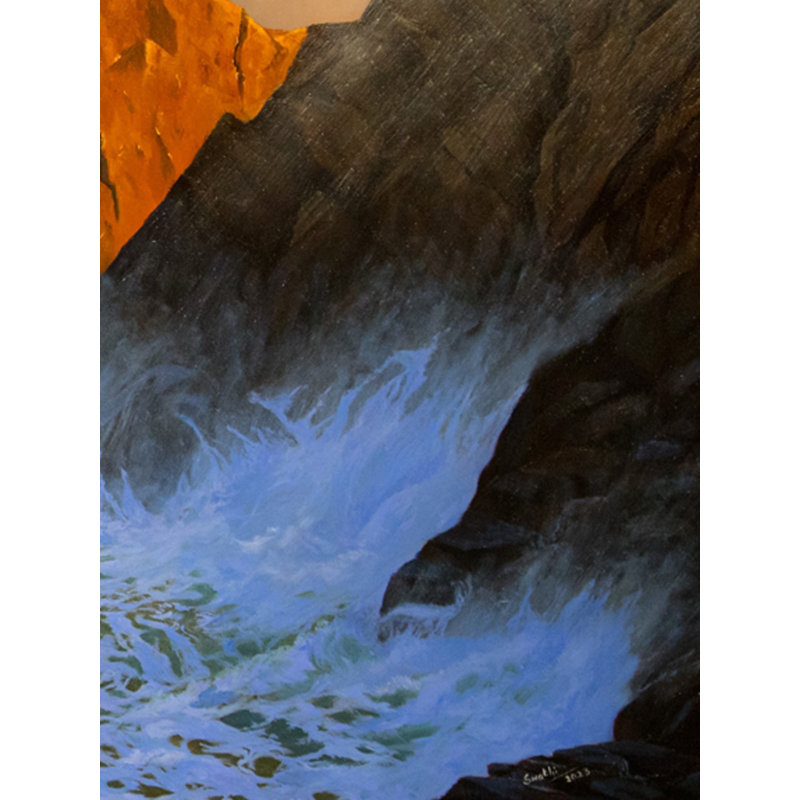 Golden Hour | Peinture à l'huile sur toile tendue | Par Swathi Keshav