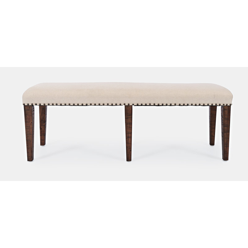 Paraiso Upholstered Bench, Oak