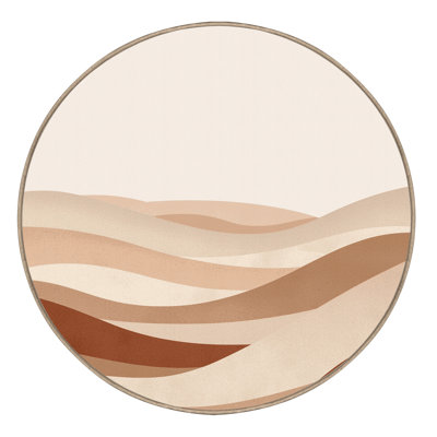 Machine Washable Pacchiana Minimalist Solid Colour Rug in Beige – Beige Binding