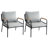 Outdoor Patio Rope Armchair With Cushions-120013065