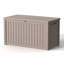 Boîte de rangement verrouillable en résine résistante à l'eau 55,56 "l 180 gallons (brun clair / gris)-122635234