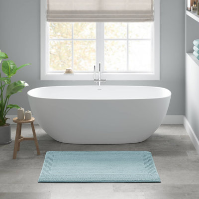 1 PCS 20X30" 100% Cotton Tufted 3000 GSM Reversible Bath Rug