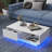 Kylianna Modern Coffee Table with LED Light-2087563234