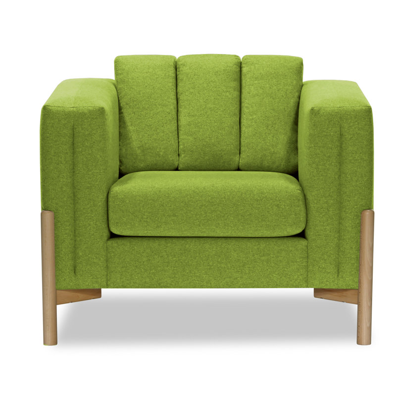 Sydni Upholstered Armchair, Ontario Lime Green