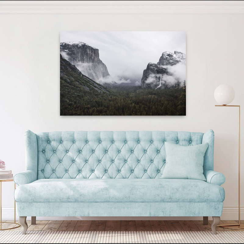 Contemporary Art Abstract Contemporary Forest Landscape Art, 40" H x 60" W