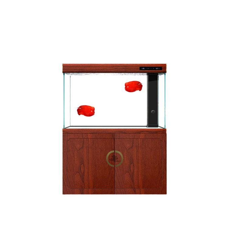 Grand aquarium ultra-transparent de 23,62 po, 57.48" H x 23.62" W x 14.17" D, Clear/Smoky