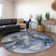 Premium Machine Washable Cerrito AMF518 Navy Rug