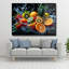 Colourful Fruit Splash Tempered Glass Wall Art-193693412