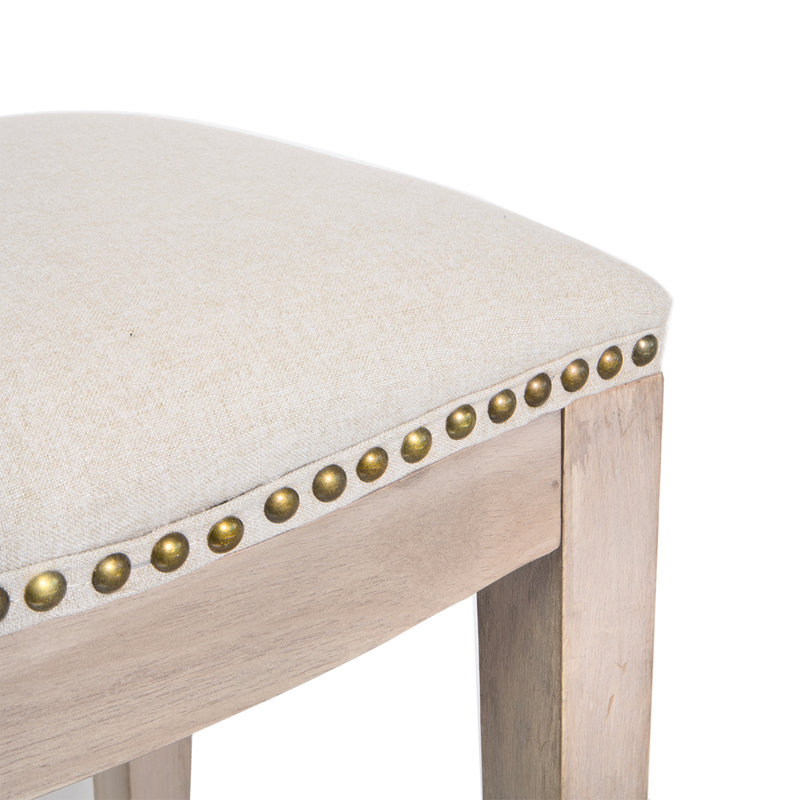 Tabouret de bar 24 po avec coussin Lincoln