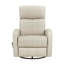 Fauteuil inclinable manuel pivotant avec poignée à tirer Sery, cuir beige Sery-119907022