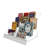 Fixturedisplays® 4-Tiered 18" Wire Display Rack Literature Brochure Magazine Stand Book Tabletop Rack, 2.5" Deep Open Shelves 11936-2WHITE