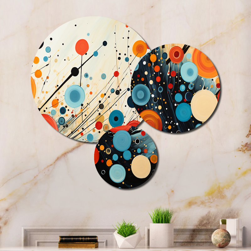 Abstract Wall Decor on Metal