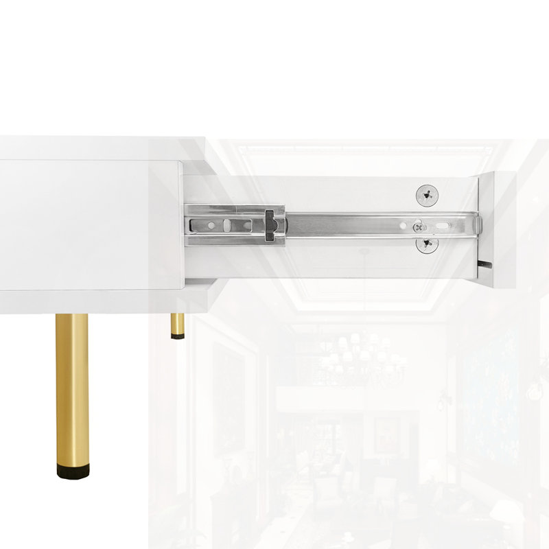 Table basse Exquise, Blanc