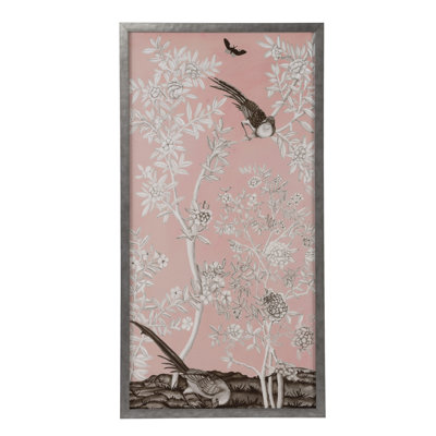 Blush chinoiserie II - impression d'un seul cadre photo