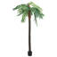 Arbre artificiel Cycas réaliste palmier tropical avec pot vert-1005842051