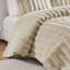 Ensemble d'édredon côtelé en fausse fourrure Ultrasoft-120251909-120251907