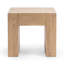 Solid Wood Sled End Table-127791886