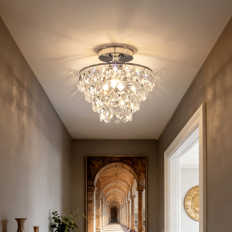 Semi Flush Mount, clear