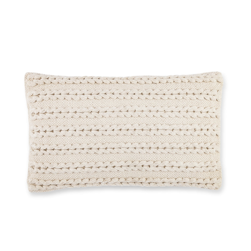 Coussin tissé en macramé, polyester