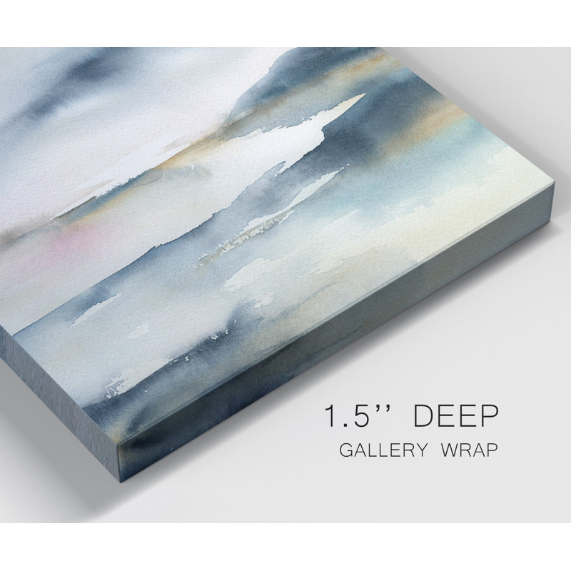 Sunwashed Horizon - ensemble de 2 reproductions sur toiles tendues, H 40 po x l 80 po x P 1 po