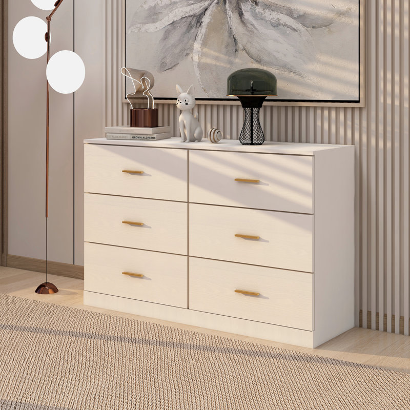 Commode 6 chambres en blanc