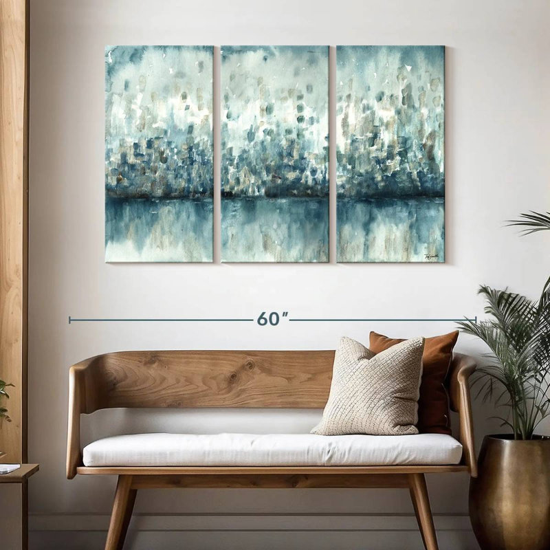 Avery Lakeside Abstract, 32" H x 50" W