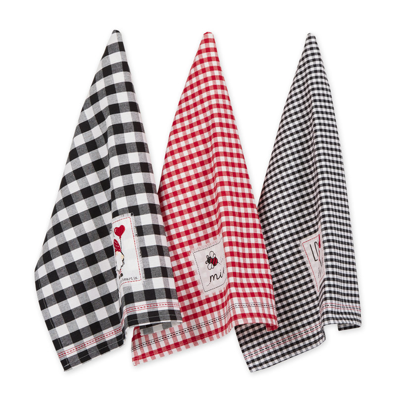 Cotton Checkered Jacquard Dish Cloth Kitchen Towel