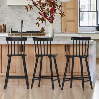 Baggett Solid Wood Counter Stool