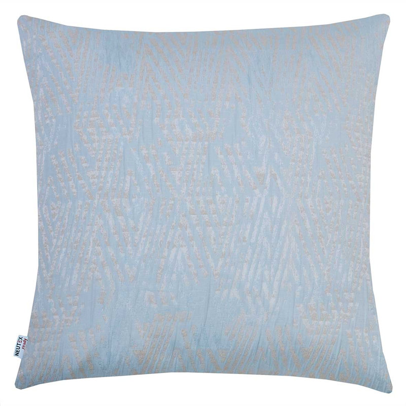 Moskell Square Cushion Cover, 38 x 38cm, Smoke blue/Taupe