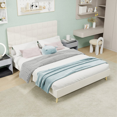 The Best-Selling Soft Pack Headboard - A Modern Minimalist Bed Back Suitable For Lazy People To Lean On, Perfectly Adapting To Multi Bedroom Styles, Queen Size, Color: Beige