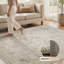 Tapis taupe doux lavable à la machine pour le salon, la chambre à coucher-117397857-130544538