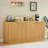 59-Inch Wavy Sideboard With Curved Design, 4-Door Storage Cabinet For Kitchen, Bedroom, And Living Room, Durable And Stylish-1772434581