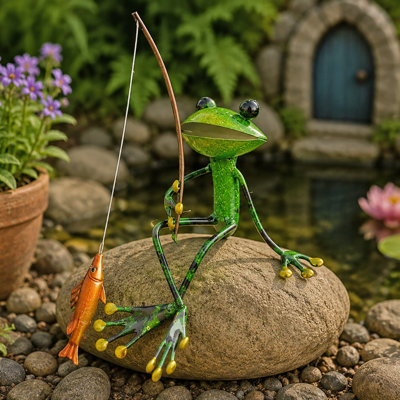 Leachville Animals Weather Resistant Metal Garden Statue