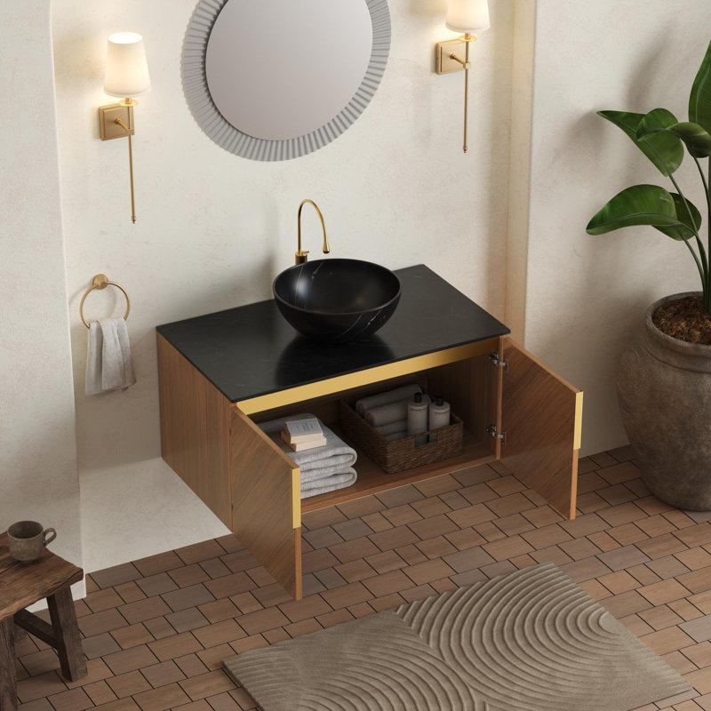 Meuble-lavabo 36 po avec lavabo en céramique