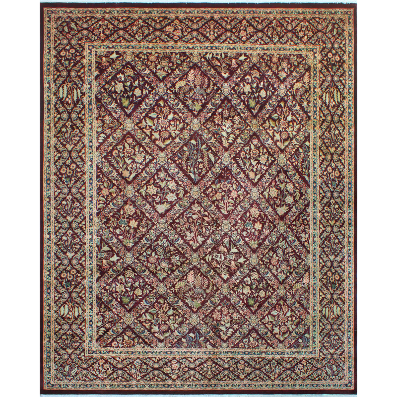 Tapis aubergine pak-persan Ebu Beki