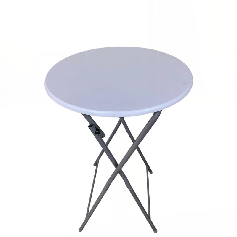 Ensemble de 2 tables de bar pliantes