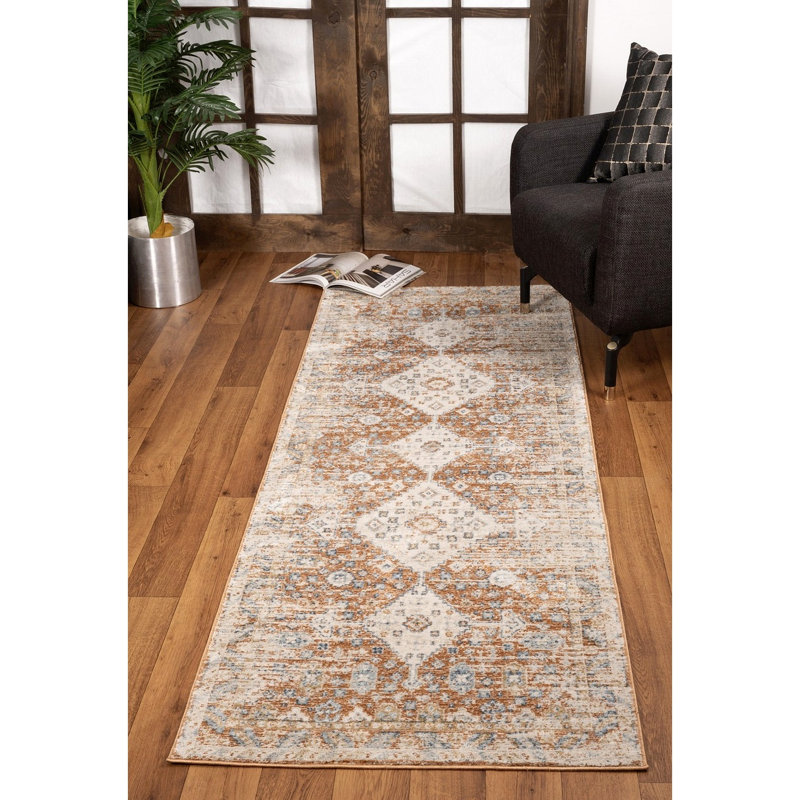 Rust Area Rug, Rectangle 2' x 3'