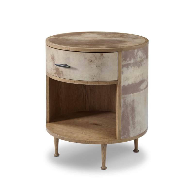 1 - Drawer Solid Wood Nightstand