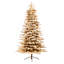 Arbre de Noël enneigé 7,5 pi avec 500 lumières DEL et 1264 branches pour faciliter la décoration des Fêtes