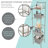 Aindrea Metal Bathroom Shelves-82348408