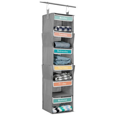 ClosetMaid Capsule 3-Cube Hanging Fabric Closet Organizer - Black