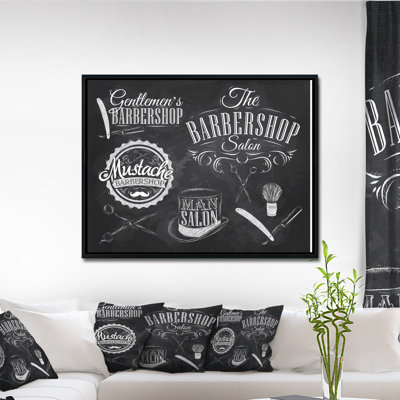 «Set Barbershop», reproduction d'art textuel